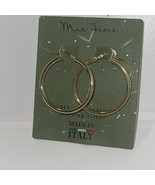 Mia Fiore MADE IN ITALY 18KT GOLD PLATED STERLING SILVER Hoop Earrings 1... - €75,69 EUR Mia Fiore MADE IN ITALY 18KT GOLD PLATED STERLING SILVER Hoop Earrings 1... - €75,69 EUR