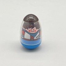 Vintage 1974 Hasbro Weebles Wobble 2&quot; Blue Boy Western Cowboy - £11.44 GBP