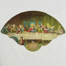 Vtg The Last Supper Trifold Fan Paducah Kentucky Beauty School Marinello... - £18.65 GBP