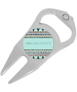 Tribal Hakuna Matata Golf Ball Marker Divot Repair Tool Bottle Opener - $219.39 MXN