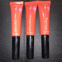 L&#39;Oréal Paris Infallible Paints Lips Lipstick  #320 Cool Coral~~Lot of 3... - £12.78 GBP