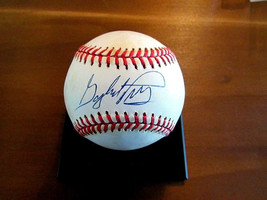 Gaylord Perry Giants New York Yankees Hof Signed Auto Vintage Oal Baseball Jsa - £94.73 GBP