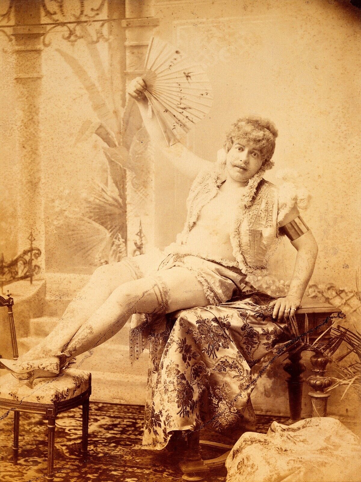11282.Decor Poster.Room interior.Vintage wall art.Victorian transvestite.Trans