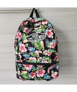 VANS Realm Off the Wall Womens Backpack Hawaiian Hibiscus Black Floral F... - £21.69 GBP