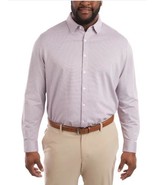 Kirkland Signature Mens Dress Shirt Red Long Sleeves Stretch Wrinkle Res... - $44.99
