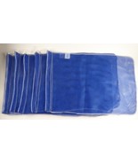 Royal Blue Mesh Sports Equipment 18x26 Drawstring Bags Laundry Beach Lot... - £15.56 GBP