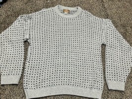 Casual Classics Lord &amp; Taylor Sweater Mens Large Crew Neck Made USA Vintage - $29.65