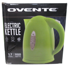 Ovente 1.7L Green Electric Kettle - BPA-Free Water Boiler W/Auto Shut-Off - £12.21 GBP