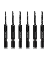 6-Piece 6-32NC Combination Drill Tap Countersink Bit Set SAE, Made of Hi... - €17,13 EUR