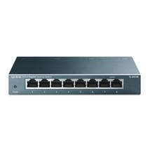TP-Link TL-SG108 8 Port Gigabit Unmanaged Ethernet Network Switch, Ether... - £28.85 GBP