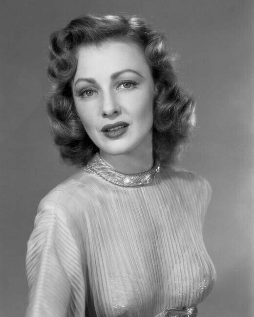 Rhonda Fleming classic studio glamour portrait 1940's era 8x10 inch photo