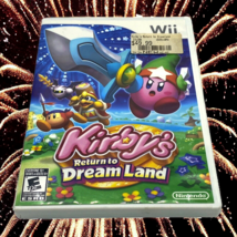Kirby&#39;s Return to Dream Land Nintendo Wii CIB Complete Manual - £23.49 GBP