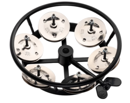 Meinl Percussion 5-Inch Professional Series Hi-Hat Tambourine (THH1BK) - £35.39 GBP