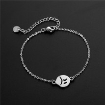 New Fashion Stainless Steel Chain Bracelet For Women Heart Cross Butterfly Penda - £7.70 GBP