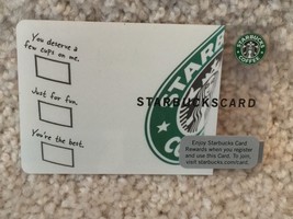Starbucks 2009 USA TEST CARD Indianapolis Just For Fun #6053 Very Rare NEW - £275.49 GBP