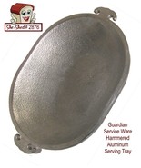 Guardian Service Ware Hammered Aluminum Service Tray no lid Vintage - £19.57 GBP