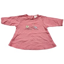 Carter&#39;s John Lennon Baby Girls Pink Elephant Dreamer Long Sleeve Top Sh... - $13.86