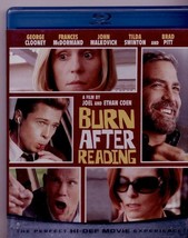 ALL-STAR Cast!! Burn After Reading On BLU-RAY, A Spy Comedy, Clooney, Mc Dormand, - £13.23 GBP