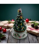 Spode Christmas Tree Musical Centerpiece Music Box - Jingle Bells - W/ B... - €41,22 EUR