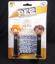 Harry Potter PEZ Dispenser 2 pack on card Ron Weasley mystery flavor NEW - £6.33 GBP