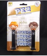 Harry Potter PEZ Dispenser 2 pack on card Ron Weasley mystery flavor NEW - $7.95