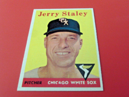 1958 Topps Jerry Staley # 412 White Sox Nm / Mint Or Better !! - £31.59 GBP