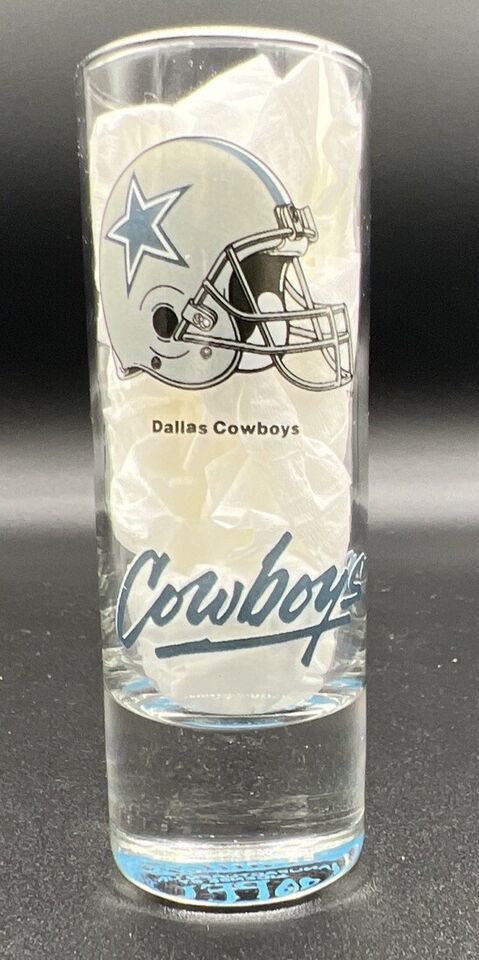 Primary image for Dallas Cowboys NFL Football Team Drinking Game Shot Glass DRINK Each Quarter