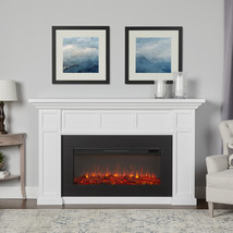 RealFlame Alcott Infrared Fireplace 6 Color Electric Firebox White - $1,879.00