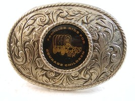 Families Ride for Courage Children Pioneer Wagon Belt Buckle - £28.76 GBP