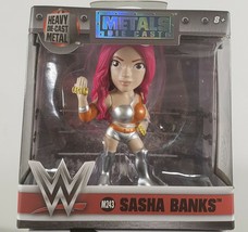 WWE Jada Toys 2017 - Sasha Banks 2.5 Mini Figure - Die-Cast Metals M243 New - £10.30 GBP