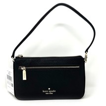 Kate Spade Leila Convertible Wristlet Purse in Black Leather K6088 New With Tags - £123.35 GBP