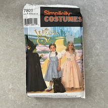 Simplicity 7801 Wizard of Oz Costume Sewing Pattern Child Princess Dorothy Witch - $16.99