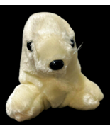 Realistic White Seal 7 Inch Artic Stuffed Animal Plush Toy Vintage KLP 1... - £6.16 GBP