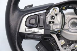 15-16 Subaru Legacy Leather Steering Wheel W/ Shift Paddles & Multifunctional image 9
