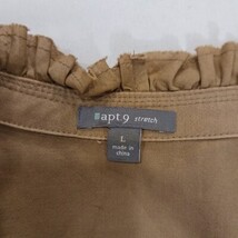 Apt 9 Stretch RN#73277 Women’s Brown Hook & Loop Clasp Closure Jacket Size Large image 3