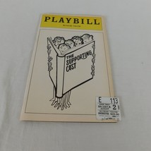 LOT Supporting Cast Playbill Stub Aug 1981 Sandy Dennis Hope Lange Jack ... - $6.90