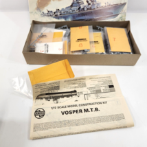 Airfix Royal Navy Vosper MTB Ship Model Kit 1:72 Scale 1975 England Open... - $33.85