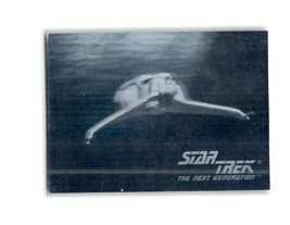 Star Trek Next Generation Klingon Bird of Prey Hologram 01H Card 1992 Impel - £2.35 GBP