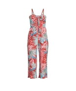 No Boundaries ~ XL (15-17) ~ Clay Brick Floral ~ Tie Front ~ Strapless J... - $427.20 MXN