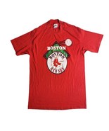 Vintage Trench 1988 Boston Red Sox Shirt Red Size Small - $19.75