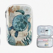 TurtleWave Zipper Pouch: Ocean-Themed Pencil Case &amp; Makeup Bag for School &amp; Offi - $46.48