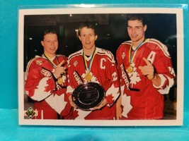1990-91 Upper Deck Hockey Canada&#39;s Captains #473 Kris Draper, Rice, Eric Lindros - £1.39 GBP