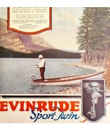 Evinrude Motor Company Sport Twin 1924 Advertisement Outdoor Boating DWNN15 - £22.70 GBP