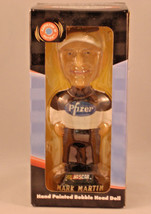 Nascar Mark Martin Collectibles Hand Painted Bobble Head Doll - 2001 - Mint - £6.72 GBP