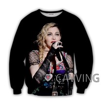 New Fashion Women/Men&#39;s 3D Print  Madonna  Crewneck Sweatshirts Harajuku... - £82.33 GBP