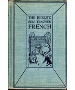 The Berlitz Self-Teacher French HC Illustrated Book 1949 Hardcover Edition - $6.86 CAD
