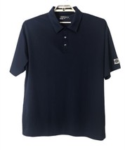 Nike Golf Mens Shirt Size XL Navy Blue Short Sleeve Polo Stretch Dri Fit... - £14.52 GBP