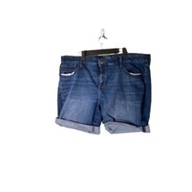 Universal Thread Womens Plus Size 24WR Blue Denim Midrise Bermuda Jean Shorts - £7.15 GBP