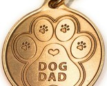 Dog Dad - A True Friend Dog Pet Keychain RecoveryChip Design - $7.99