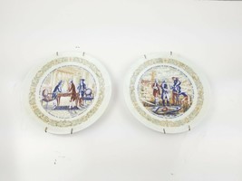 D&#39;arceau Limoges Darceau  820 &amp; 547 Decorative Collectible Plates Set of 2 - £16.77 GBP